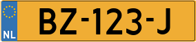Truck License Plate