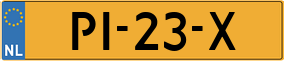 Truck License Plate