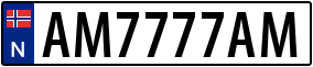 Truck License Plate