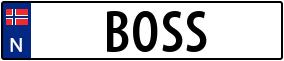 Truck License Plate