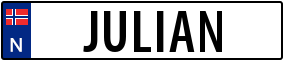 Truck License Plate