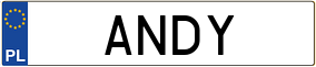 Truck License Plate