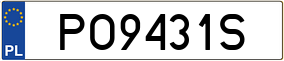 Truck License Plate