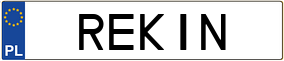 Truck License Plate