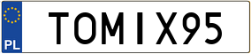 Truck License Plate