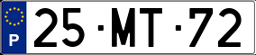 Truck License Plate
