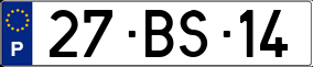 Truck License Plate