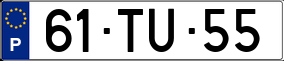 Truck License Plate