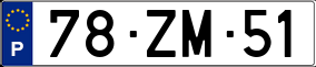 Truck License Plate