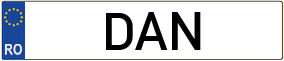 Truck License Plate