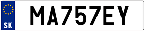 Truck License Plate