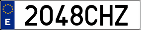 Truck License Plate
