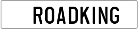 Truck License Plate