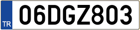 Truck License Plate