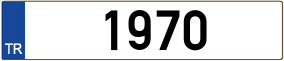 Truck License Plate