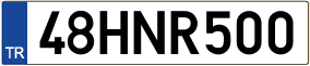 Truck License Plate