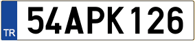 Truck License Plate