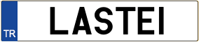Truck License Plate