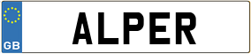 Truck License Plate