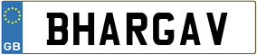 Truck License Plate