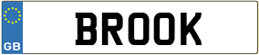 Truck License Plate