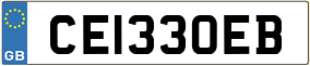 Truck License Plate