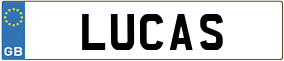 Truck License Plate