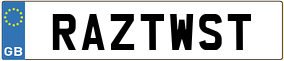 Truck License Plate