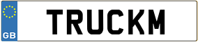 Truck License Plate