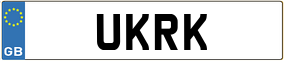 Truck License Plate