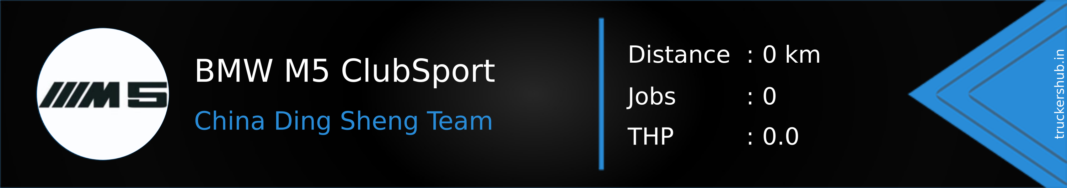 BMW M5 ClubSport Banner