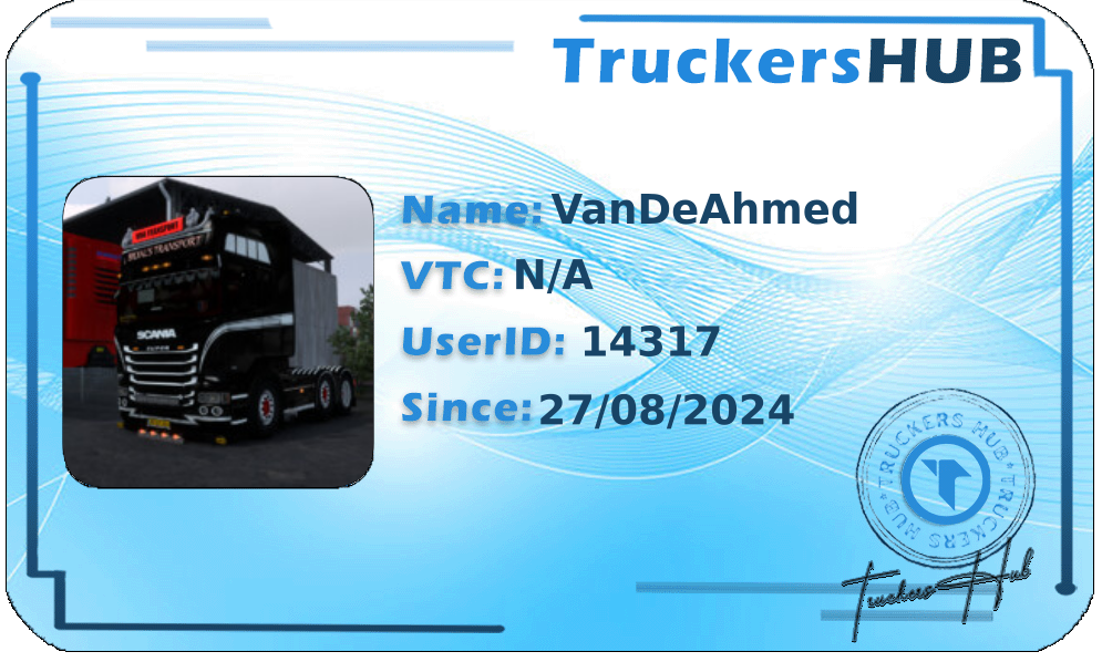 VanDeAhmed License