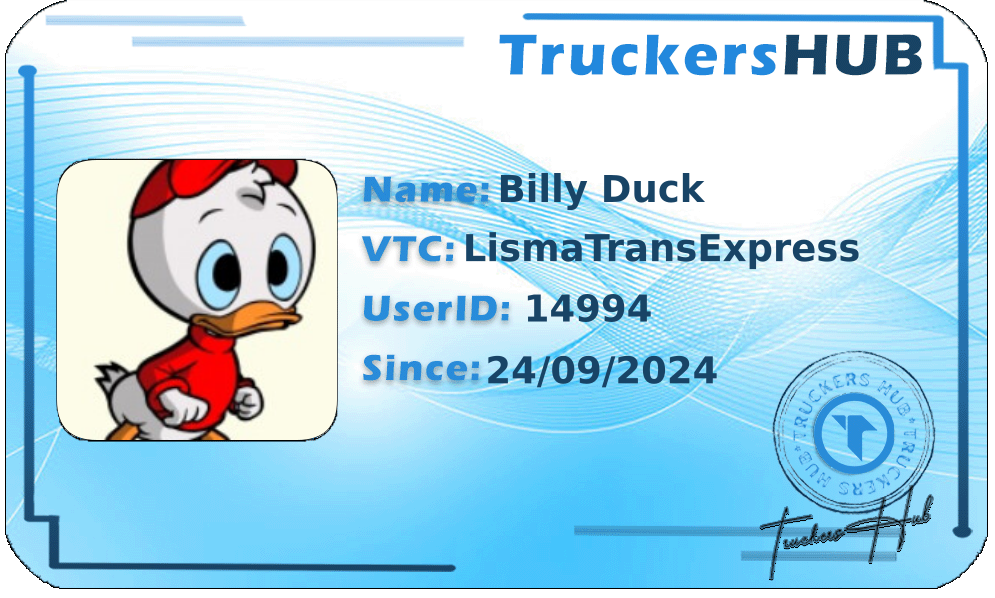 Billy Duck License