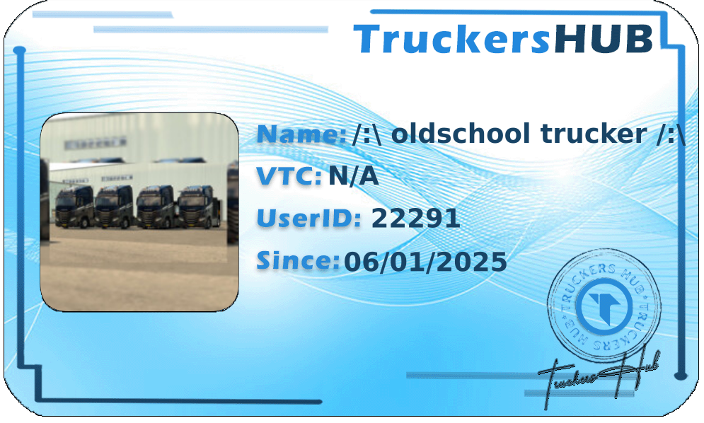 /:\ oldschool trucker /:\ License