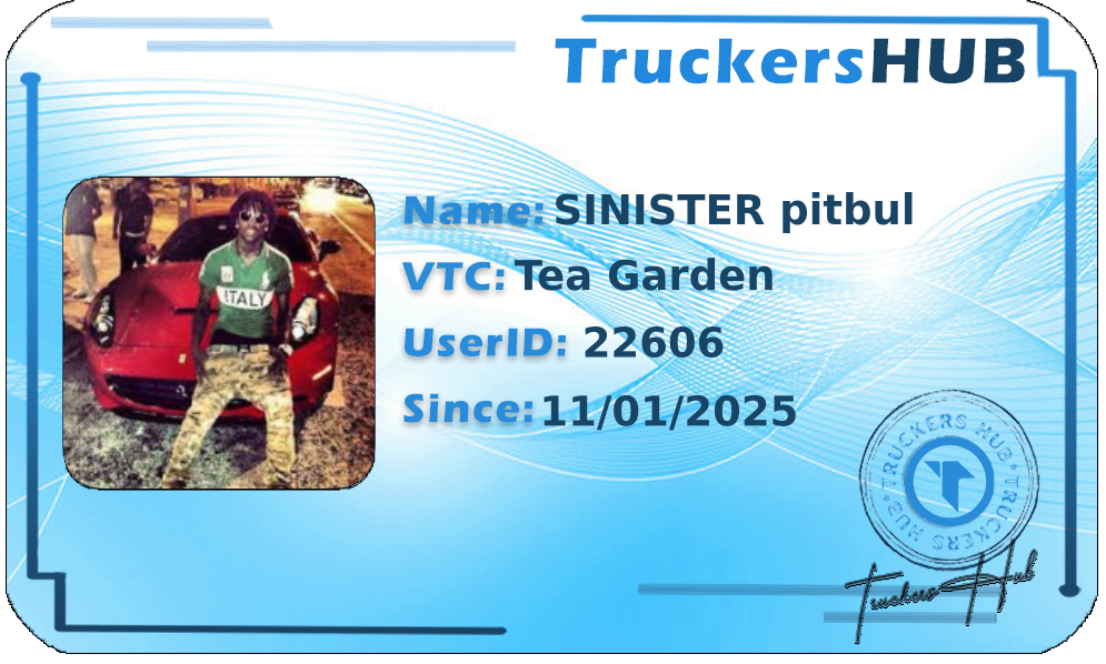 SINISTER pitbul License