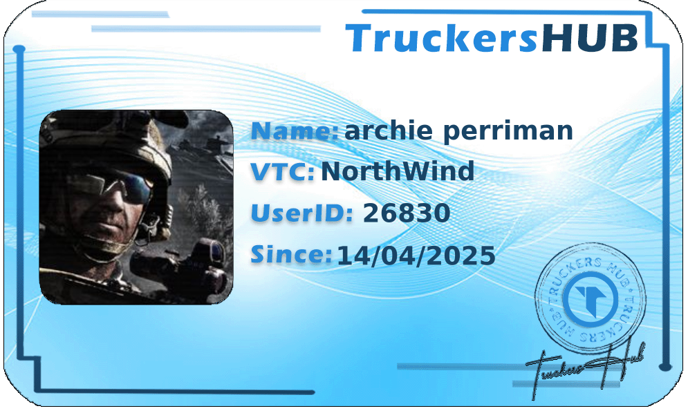 archie perriman License