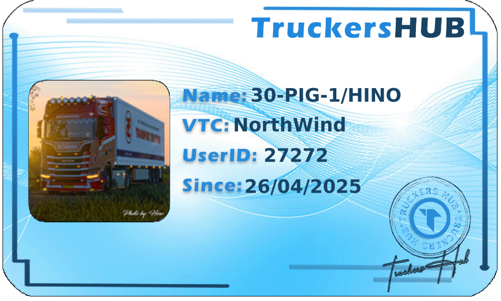 30-PIG-1/HINO License