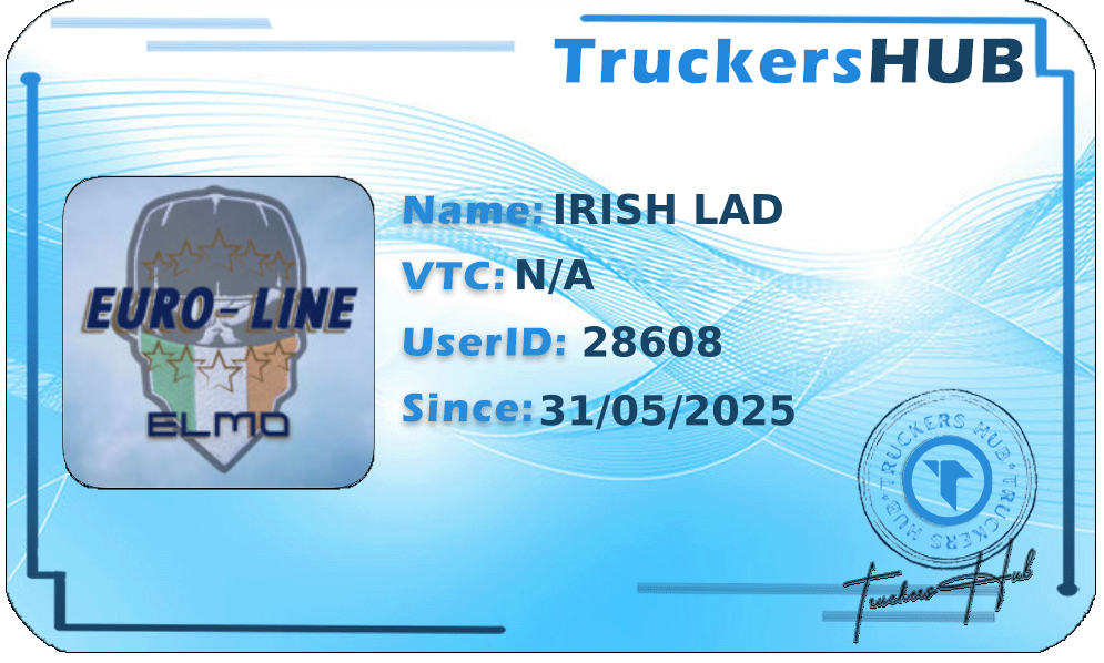 IRISH LAD License