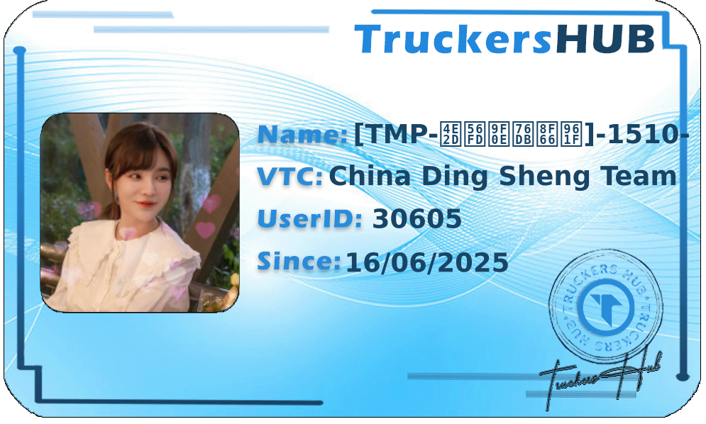 [TMP-中国鼎盛车队]-1510- License