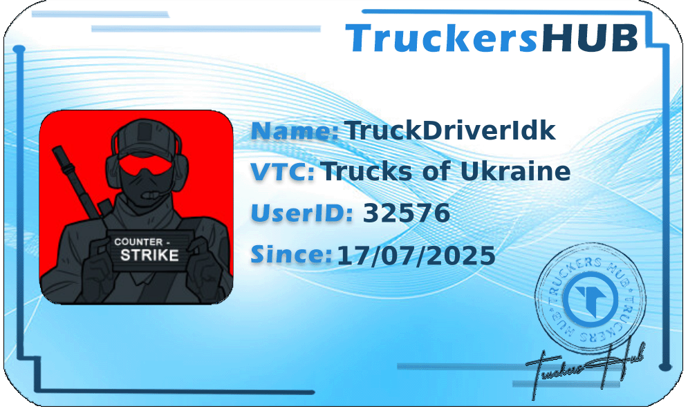 TruckDriverIdk License