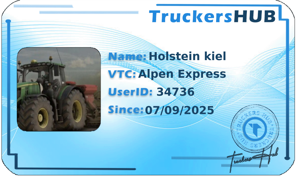 Holstein kiel License