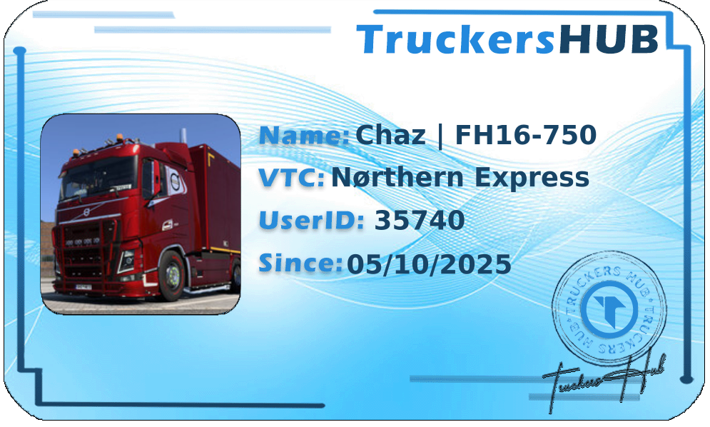 Chaz | FH16-750 License