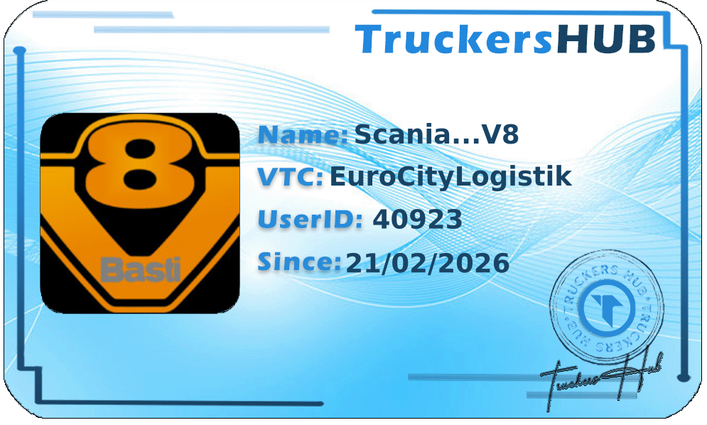 Scania...V8 License