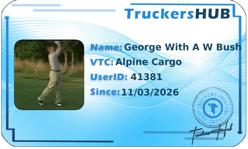 George With A W Bush License