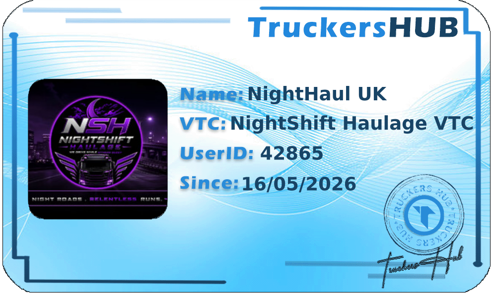 NightHaul UK License