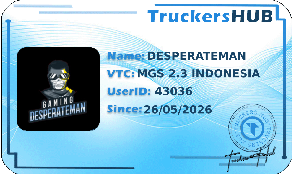 DESPERATEMAN License