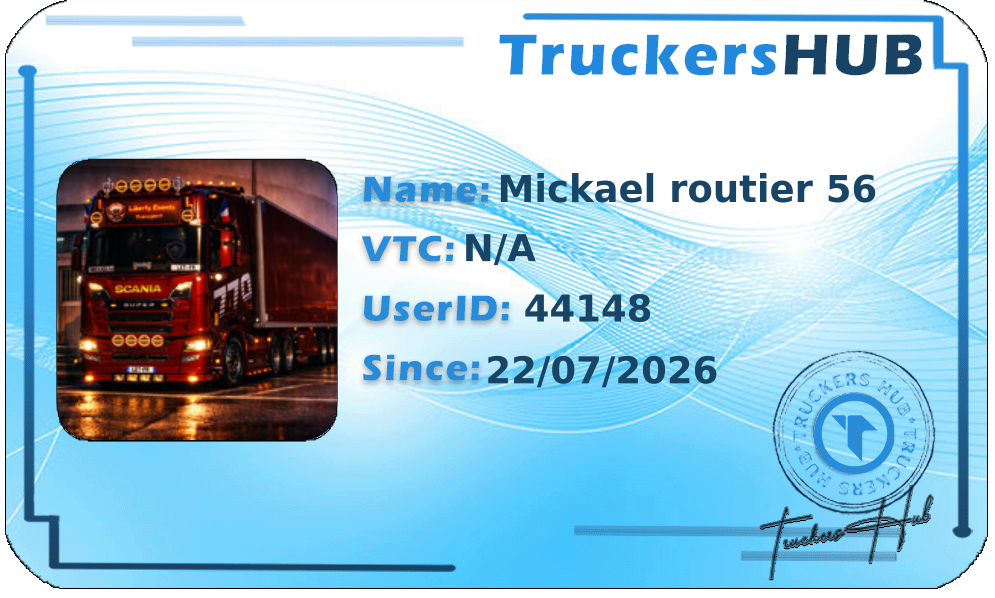 Mickael routier 56 License