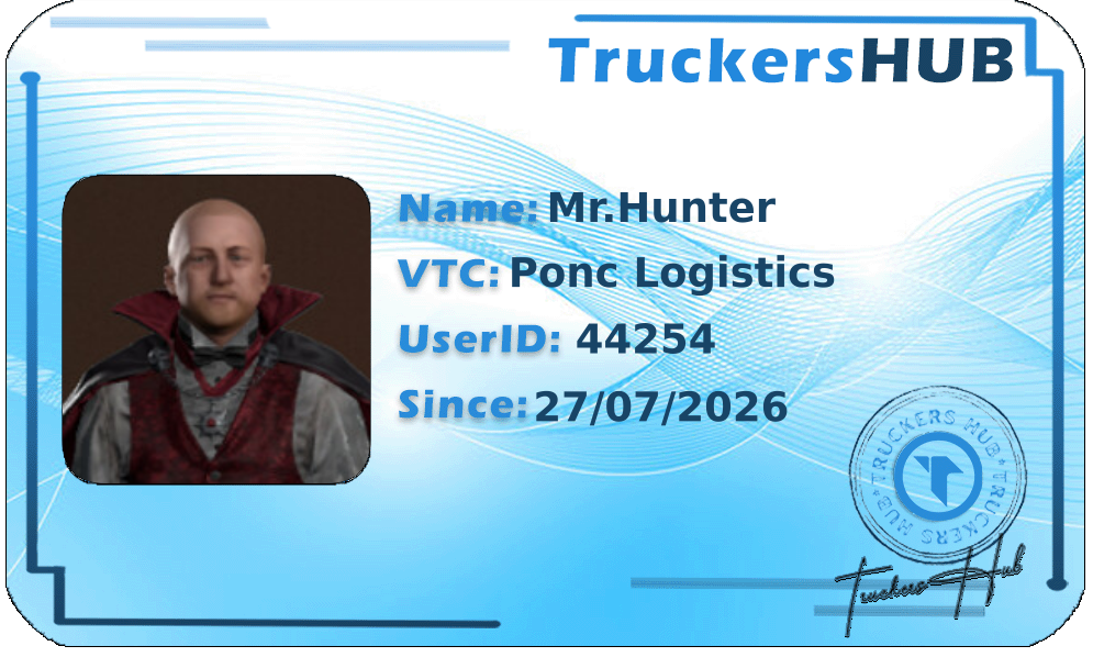 Mr.Hunter License