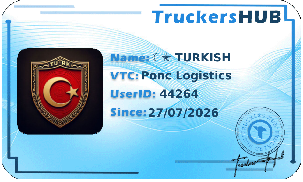 ☾✭ TURKISH License