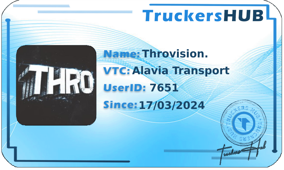 Throvision. License